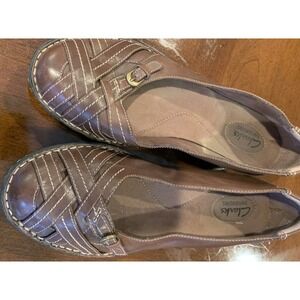 Clarks Bendable's Women's Shoes Brown With a Weave